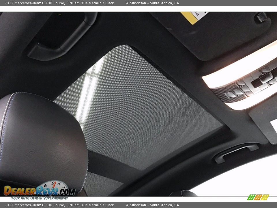 2017 Mercedes-Benz E 400 Coupe Brilliant Blue Metallic / Black Photo #25