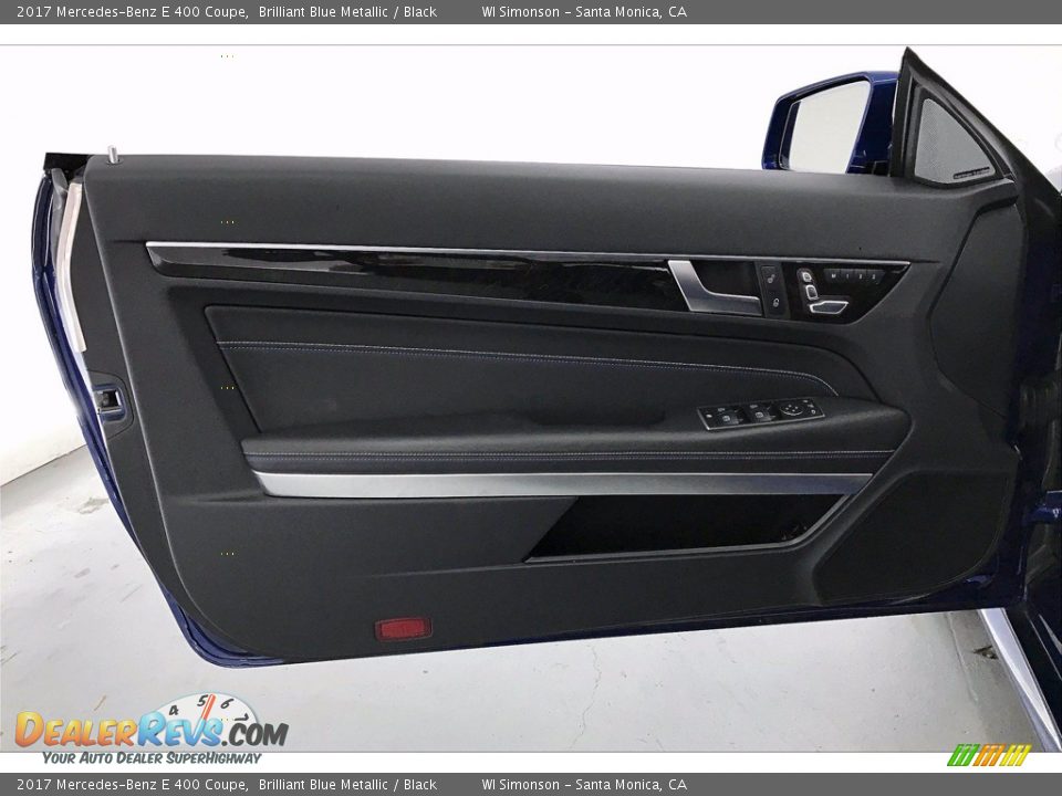 2017 Mercedes-Benz E 400 Coupe Brilliant Blue Metallic / Black Photo #26