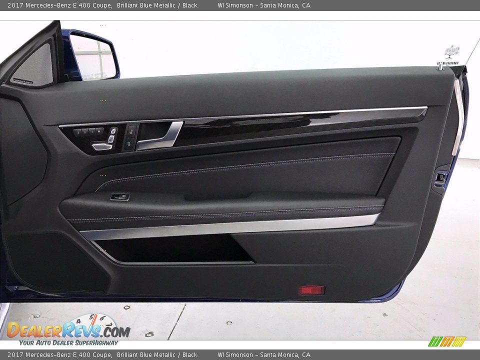 2017 Mercedes-Benz E 400 Coupe Brilliant Blue Metallic / Black Photo #27