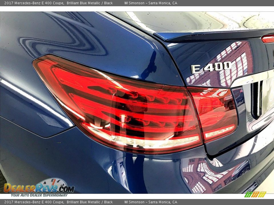 2017 Mercedes-Benz E 400 Coupe Brilliant Blue Metallic / Black Photo #29