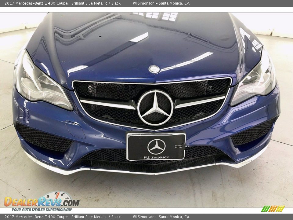 2017 Mercedes-Benz E 400 Coupe Brilliant Blue Metallic / Black Photo #30