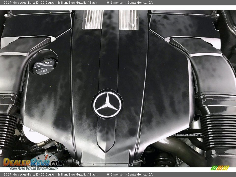 2017 Mercedes-Benz E 400 Coupe Brilliant Blue Metallic / Black Photo #32
