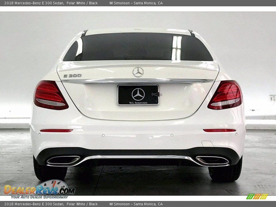 2018 Mercedes-Benz E 300 Sedan Polar White / Black Photo #3