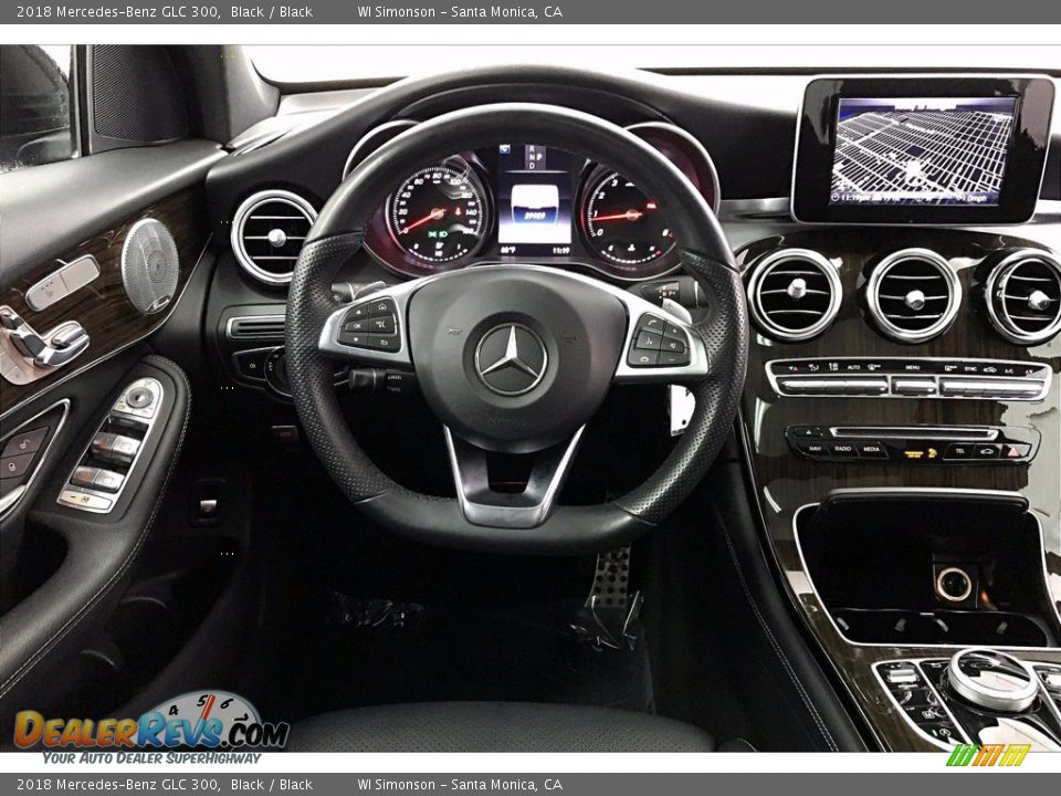 2018 Mercedes-Benz GLC 300 Black / Black Photo #4