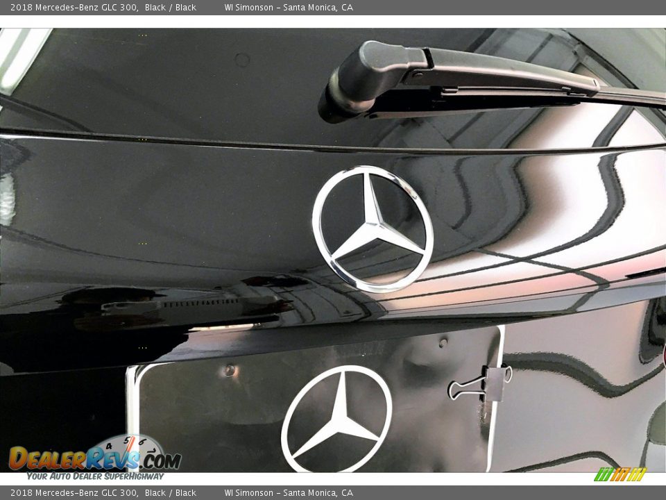 2018 Mercedes-Benz GLC 300 Black / Black Photo #7