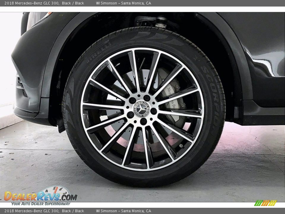 2018 Mercedes-Benz GLC 300 Black / Black Photo #8