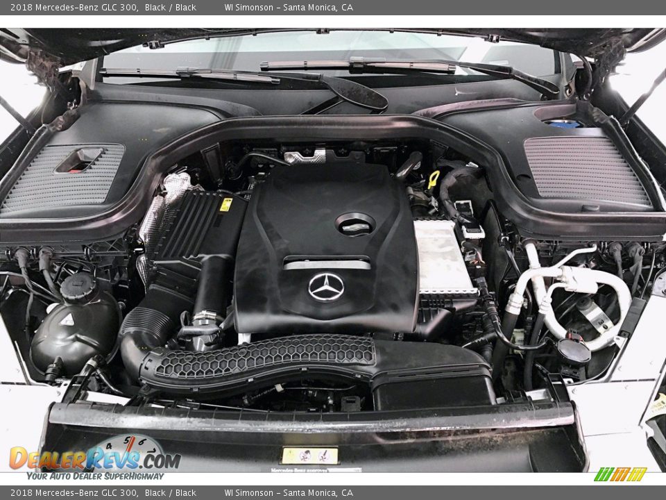 2018 Mercedes-Benz GLC 300 Black / Black Photo #9