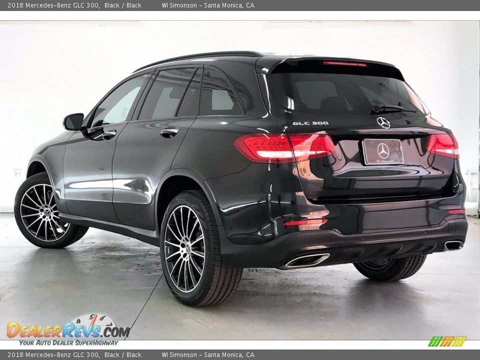 2018 Mercedes-Benz GLC 300 Black / Black Photo #10