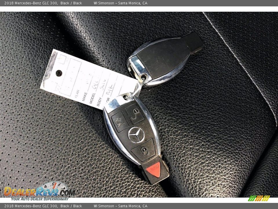 2018 Mercedes-Benz GLC 300 Black / Black Photo #11