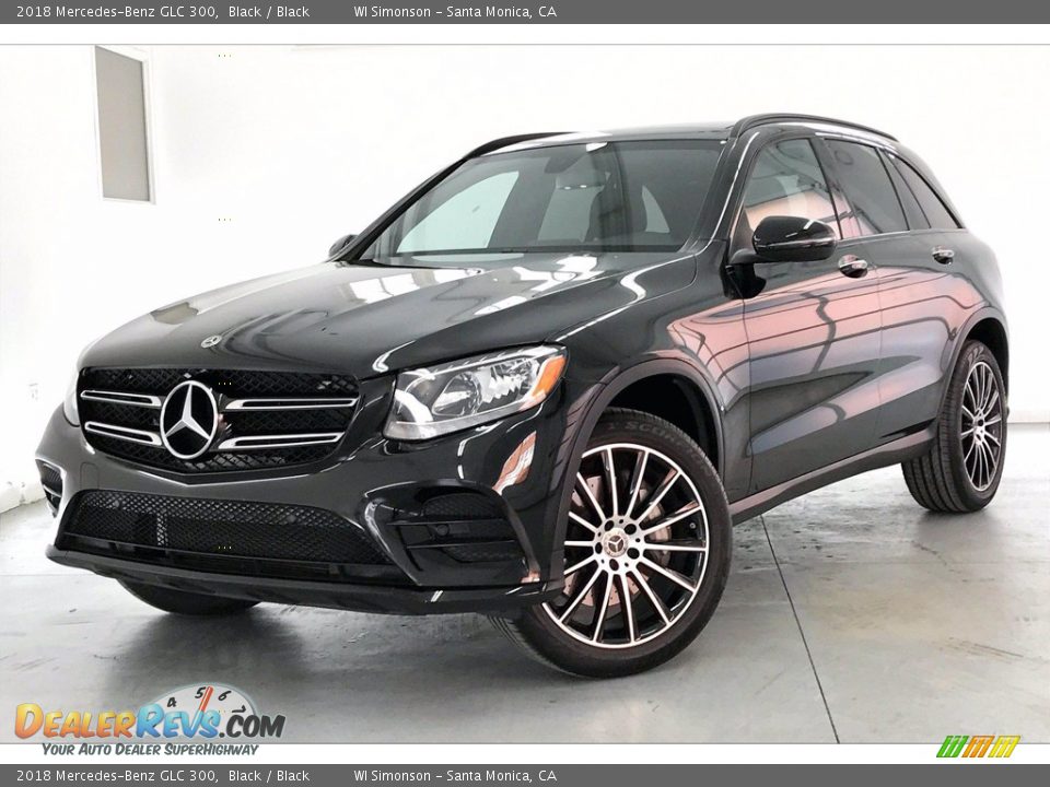 2018 Mercedes-Benz GLC 300 Black / Black Photo #12