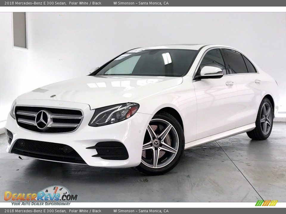 2018 Mercedes-Benz E 300 Sedan Polar White / Black Photo #12