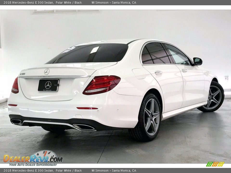 2018 Mercedes-Benz E 300 Sedan Polar White / Black Photo #13