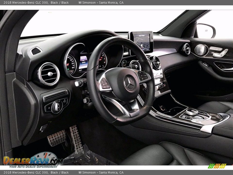 2018 Mercedes-Benz GLC 300 Black / Black Photo #14
