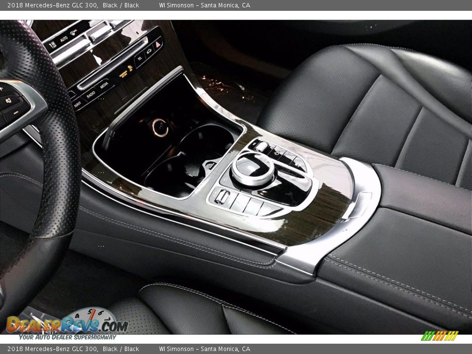 2018 Mercedes-Benz GLC 300 Black / Black Photo #17