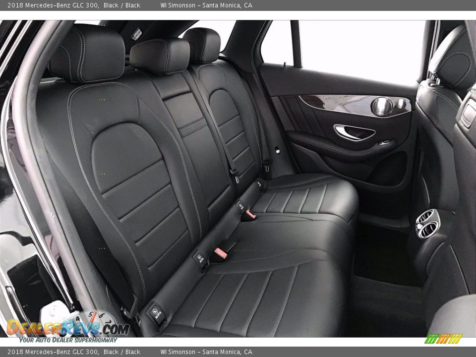 2018 Mercedes-Benz GLC 300 Black / Black Photo #19