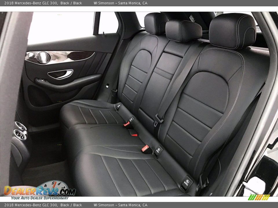 2018 Mercedes-Benz GLC 300 Black / Black Photo #20