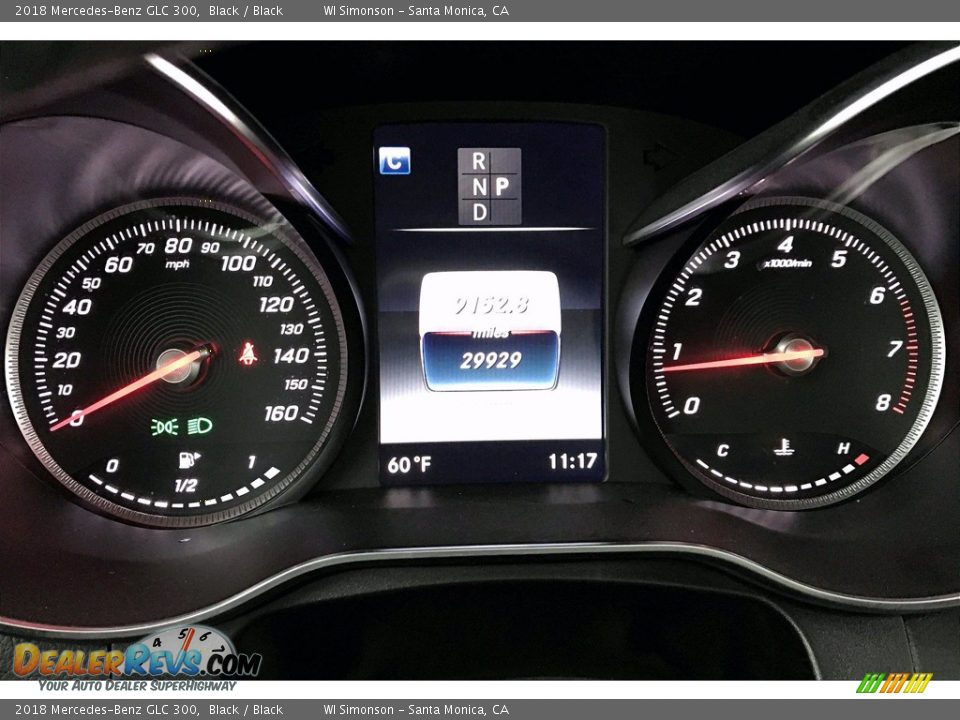 2018 Mercedes-Benz GLC 300 Black / Black Photo #23