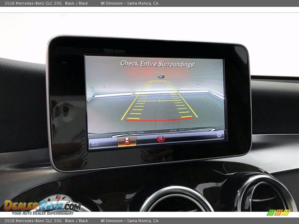 2018 Mercedes-Benz GLC 300 Black / Black Photo #24
