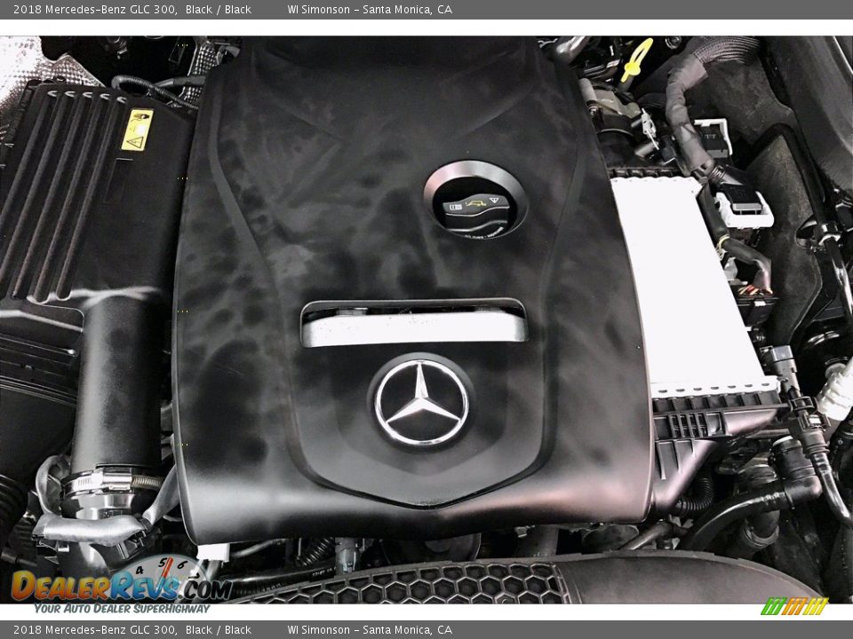 2018 Mercedes-Benz GLC 300 Black / Black Photo #32