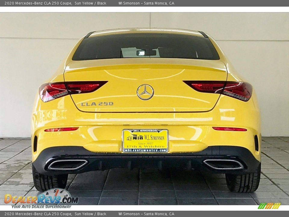 2020 Mercedes-Benz CLA 250 Coupe Sun Yellow / Black Photo #3