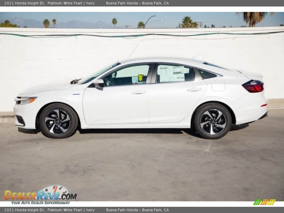 2021 Honda Insight EX Platinum White Pearl / Ivory Photo #6