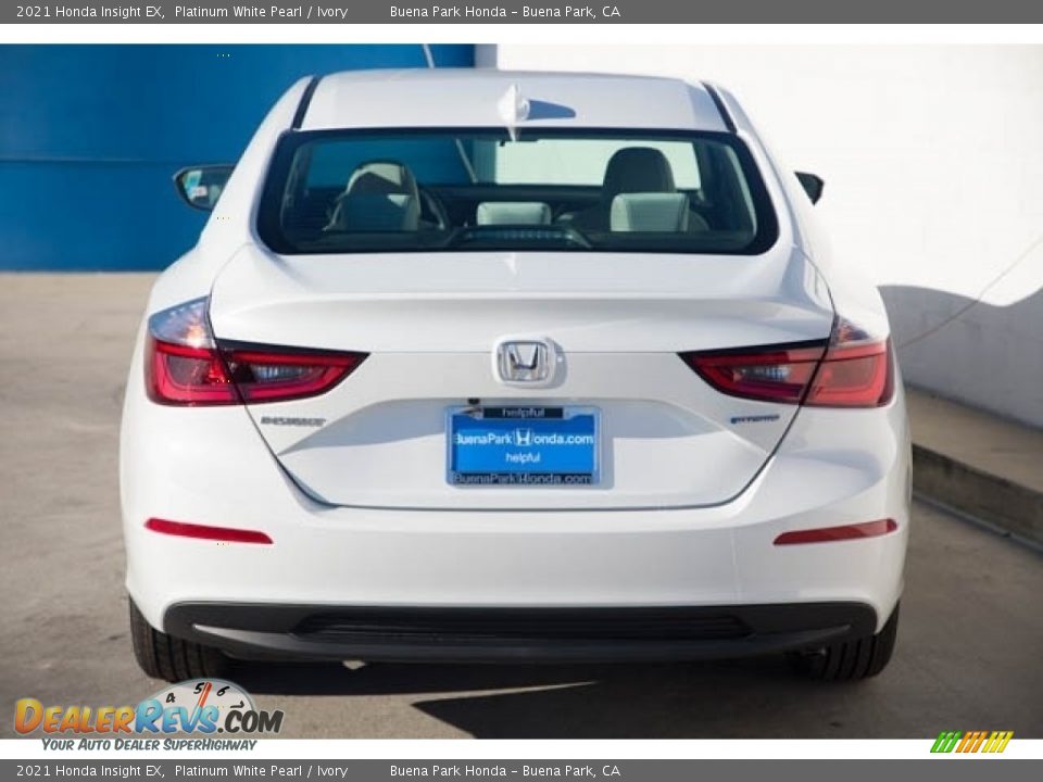 2021 Honda Insight EX Platinum White Pearl / Ivory Photo #7