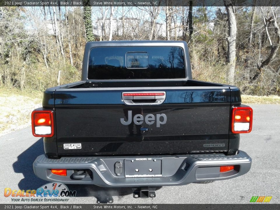 2021 Jeep Gladiator Sport 4x4 Black / Black Photo #7