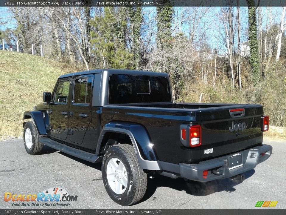 2021 Jeep Gladiator Sport 4x4 Black / Black Photo #9