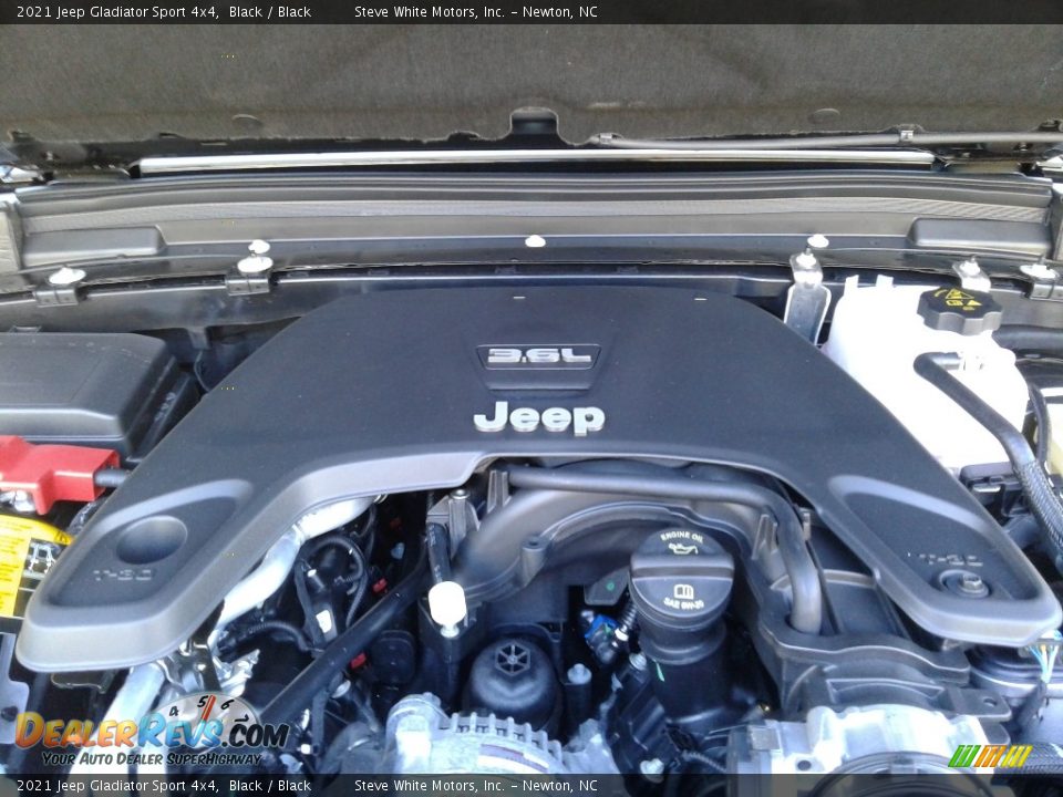 2021 Jeep Gladiator Sport 4x4 Black / Black Photo #10