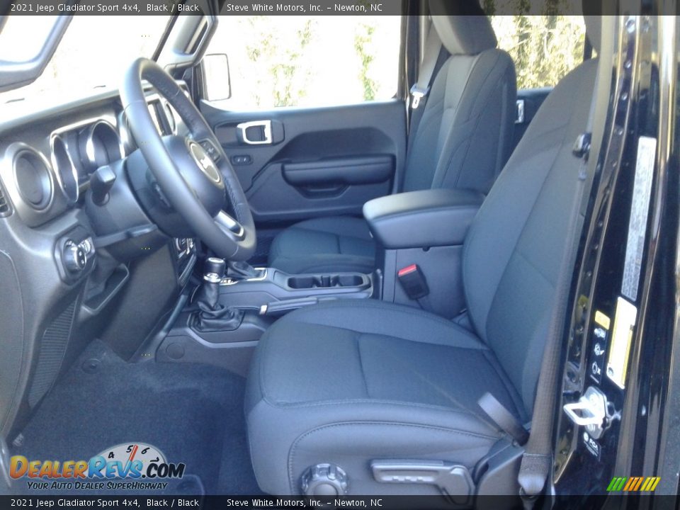 2021 Jeep Gladiator Sport 4x4 Black / Black Photo #11