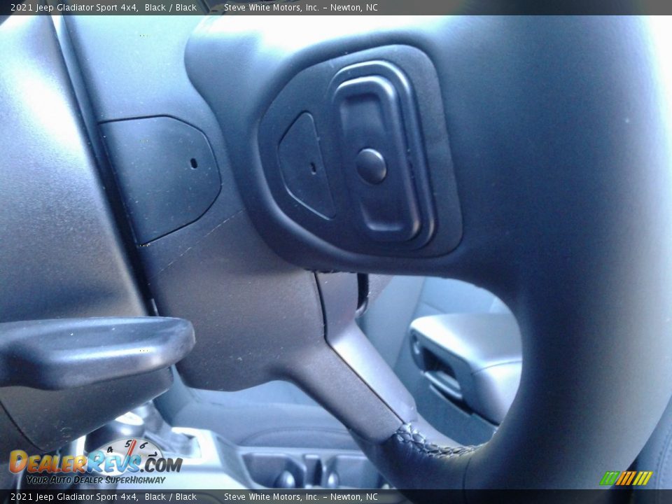 2021 Jeep Gladiator Sport 4x4 Black / Black Photo #13