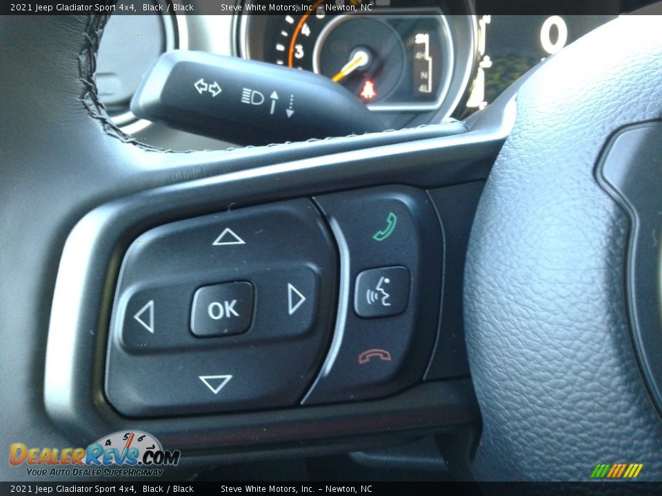 2021 Jeep Gladiator Sport 4x4 Black / Black Photo #19