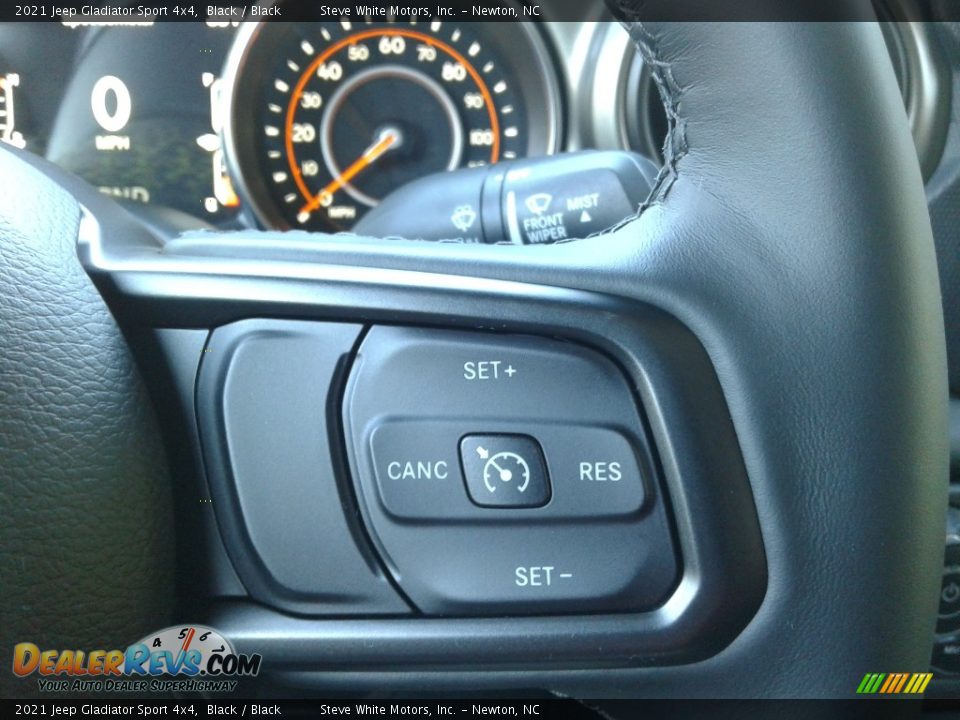 2021 Jeep Gladiator Sport 4x4 Black / Black Photo #20