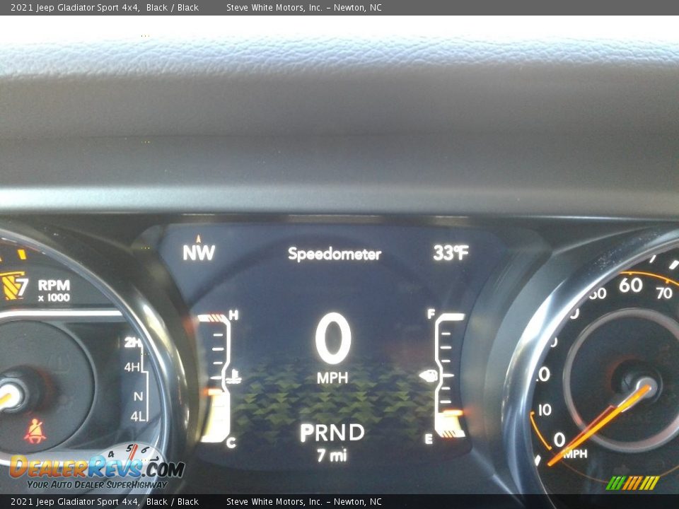 2021 Jeep Gladiator Sport 4x4 Black / Black Photo #21