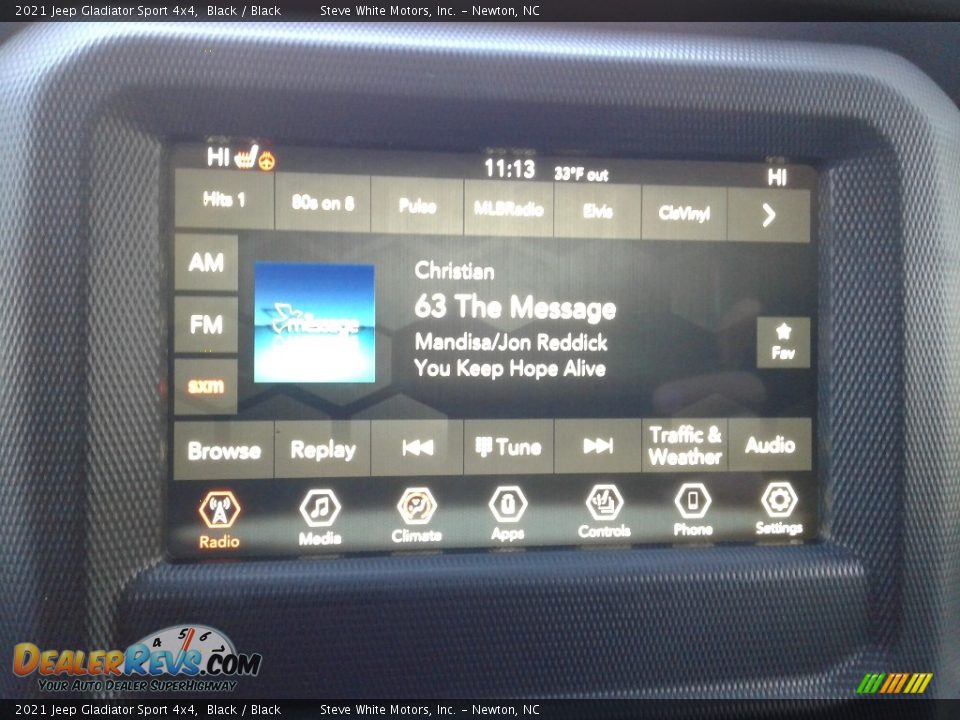 2021 Jeep Gladiator Sport 4x4 Black / Black Photo #22