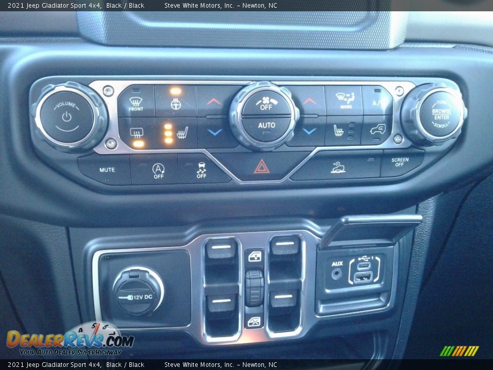 2021 Jeep Gladiator Sport 4x4 Black / Black Photo #25