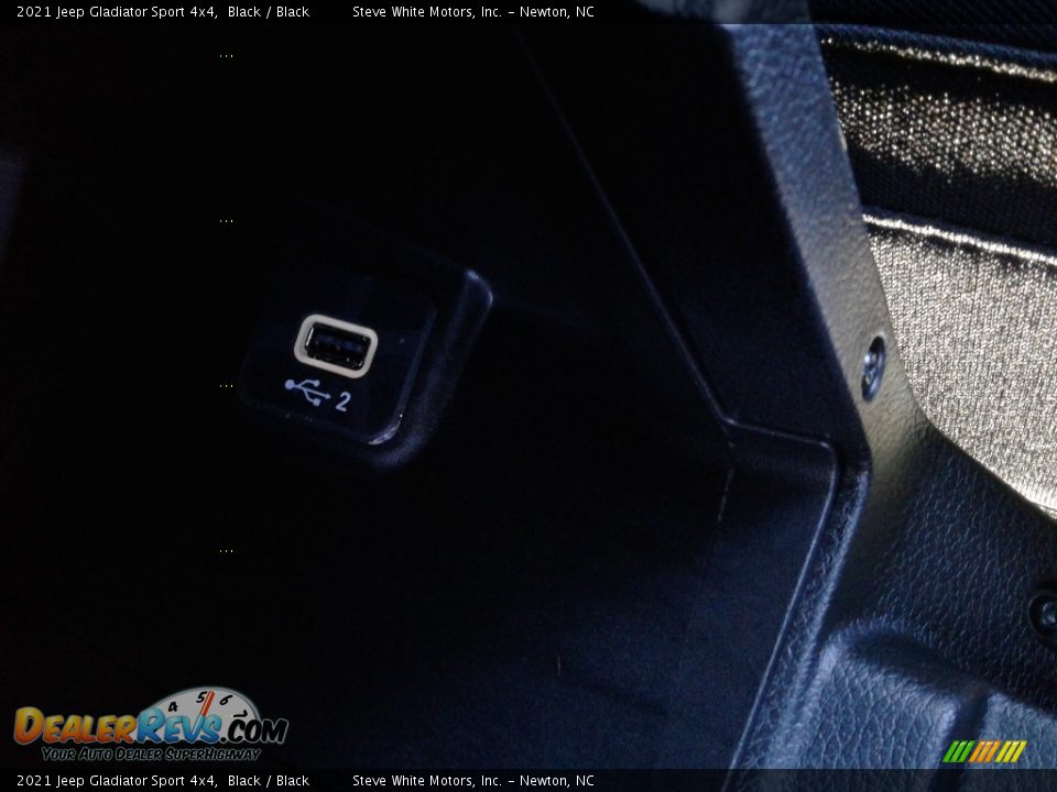 2021 Jeep Gladiator Sport 4x4 Black / Black Photo #27