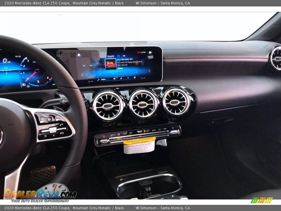 2020 Mercedes-Benz CLA 250 Coupe Mountain Grey Metallic / Black Photo #6