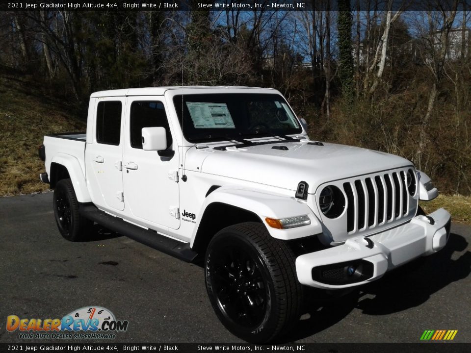 2021 Jeep Gladiator High Altitude 4x4 Bright White / Black Photo #4