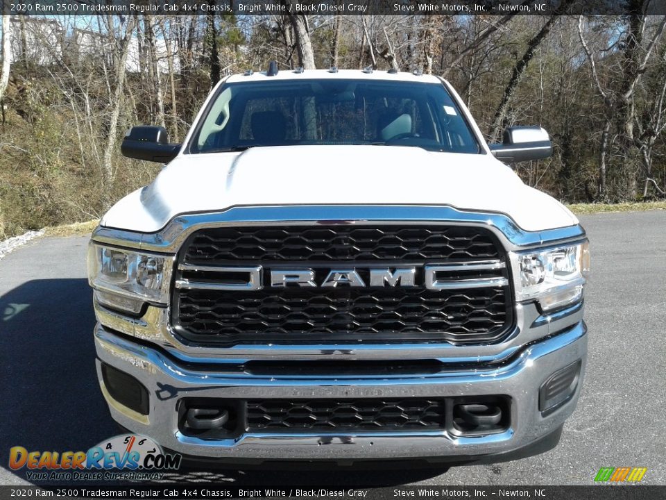 2020 Ram 2500 Tradesman Regular Cab 4x4 Chassis Bright White / Black/Diesel Gray Photo #3