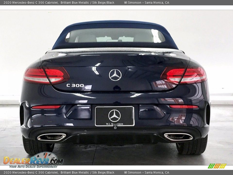 2020 Mercedes-Benz C 300 Cabriolet Brilliant Blue Metallic / Silk Beige/Black Photo #3