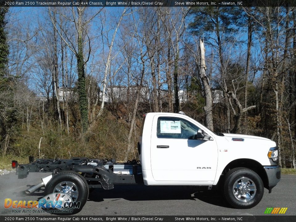 Bright White 2020 Ram 2500 Tradesman Regular Cab 4x4 Chassis Photo #5