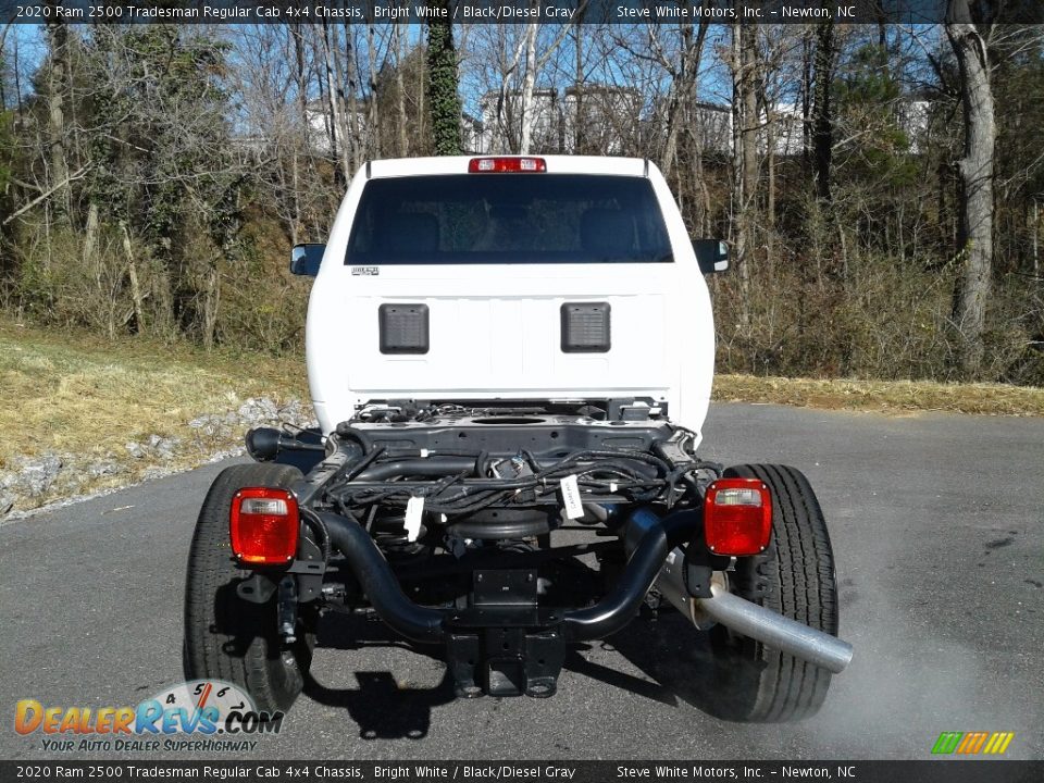 2020 Ram 2500 Tradesman Regular Cab 4x4 Chassis Bright White / Black/Diesel Gray Photo #7