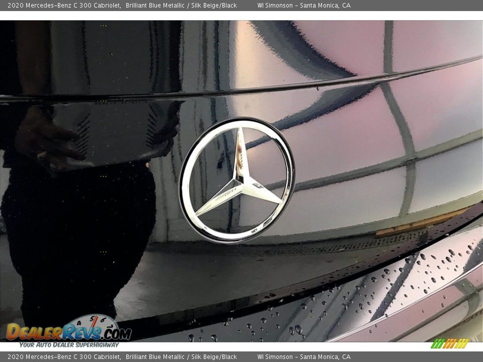 2020 Mercedes-Benz C 300 Cabriolet Brilliant Blue Metallic / Silk Beige/Black Photo #7