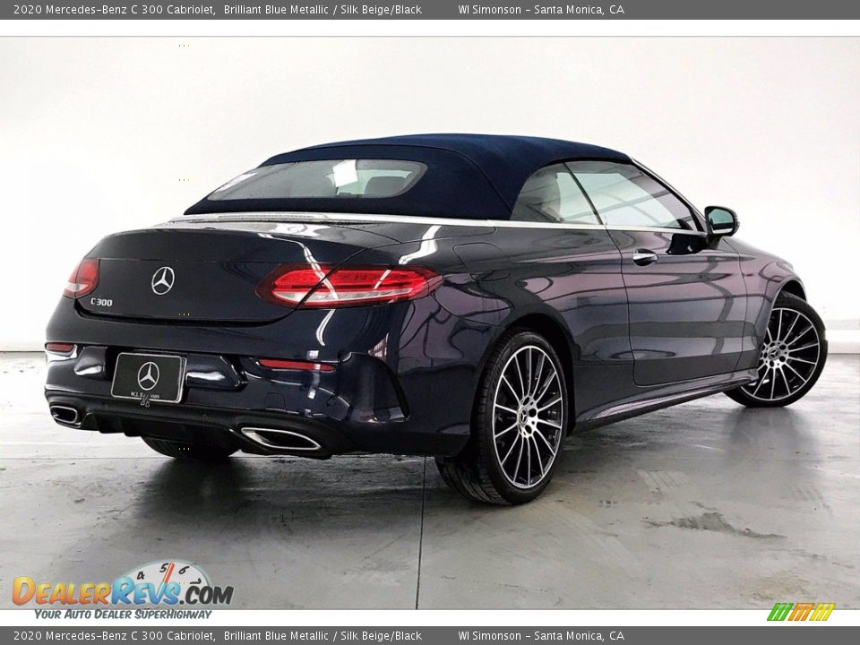 2020 Mercedes-Benz C 300 Cabriolet Brilliant Blue Metallic / Silk Beige/Black Photo #13