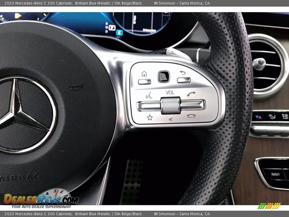 2020 Mercedes-Benz C 300 Cabriolet Steering Wheel Photo #22