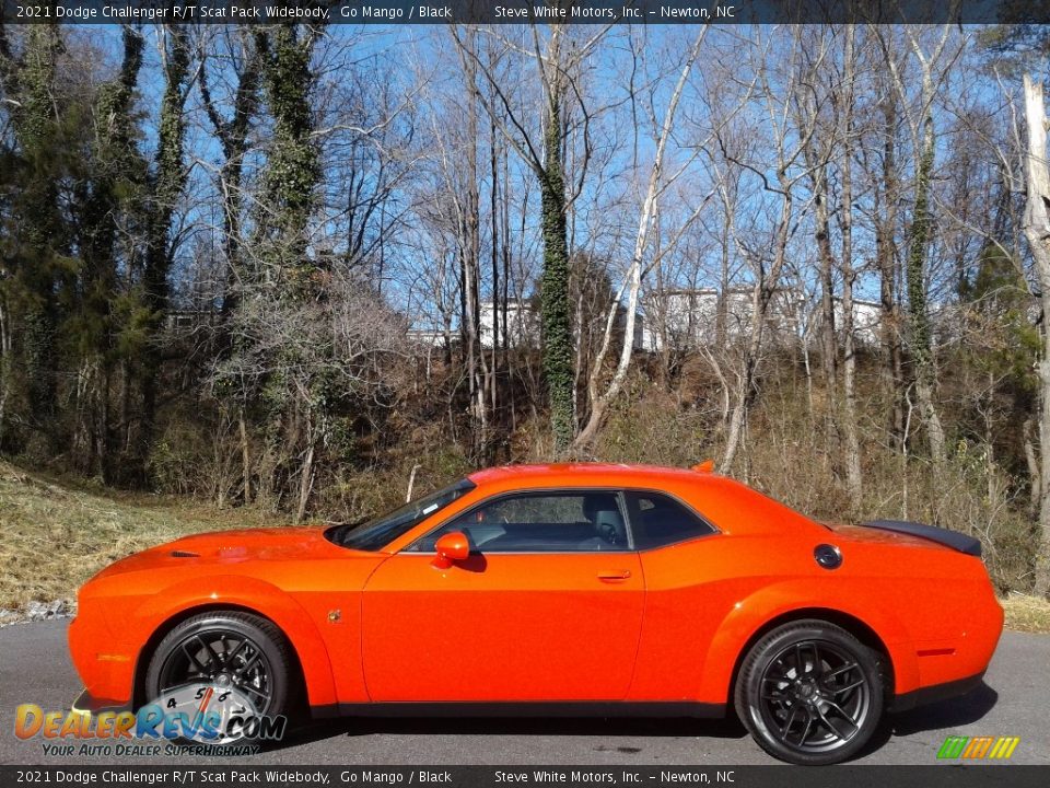 2021 Dodge Challenger R/T Scat Pack Widebody Go Mango / Black Photo #1