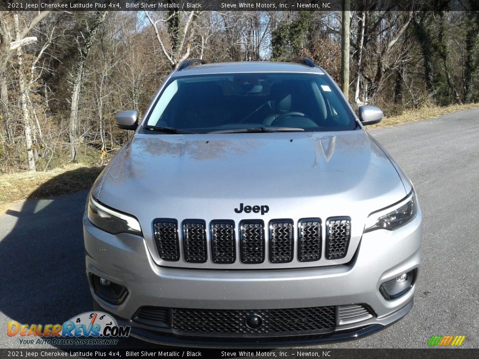 2021 Jeep Cherokee Latitude Plus 4x4 Billet Silver Metallic / Black Photo #3