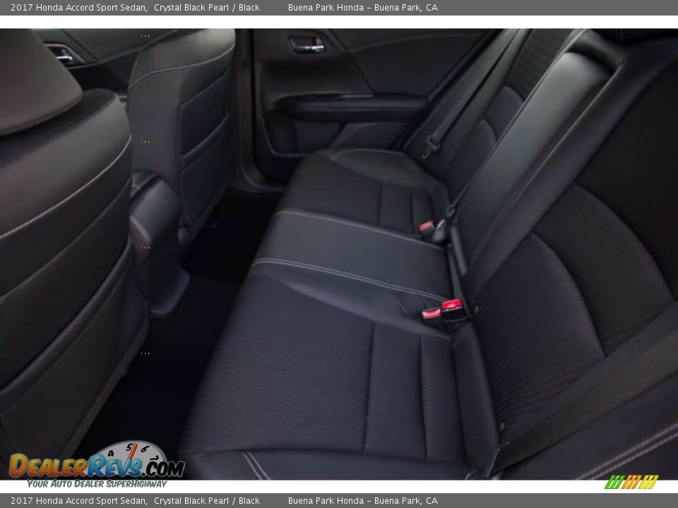 2017 Honda Accord Sport Sedan Crystal Black Pearl / Black Photo #4