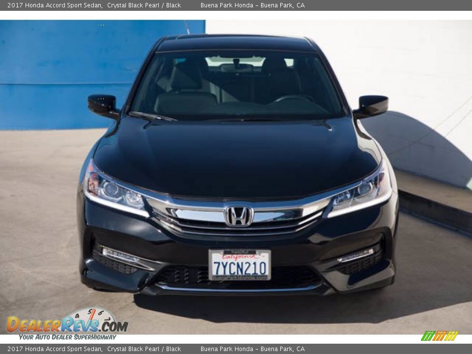 2017 Honda Accord Sport Sedan Crystal Black Pearl / Black Photo #7